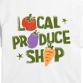 thumbnail image 3 of Instant Message - Local Produce Shop Cropped Graphic T-Shirt, 3 of 6