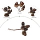 thumbnail image 5 of 3 piezas de selecciones de bellotas artificiales de Navidad, bellotas con cable, tallos de nueces, ramas de bayas de acebo para hacer bricolaje, corona de cosecha de Navidad y otoño, 5 of 5
