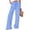 *Sky Blue, variant on ClodeEU Women's Lightweight High Waisted Wide Leg Linen Pants ,Palazzo Adjustable Tie Knot Flowy Trousers with Pockets Brown,Womens Plus XXL