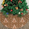 thumbnail image 4 of Christmas Tree Skirt 30" Ginger Christmas Tree (7) Xmas Tree Skirts Mat for New Year Holiday Christmas Party Decorations, 4 of 5