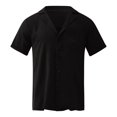 thumbnail image 2 of Vedolay Mens Short Set Men's Polo Shirt and Shorts Set Summer Outfits Fashion Short Sleeve Polo Suit for Men,Black L, 2 of 5