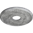 thumbnail image 3 of Ekena Millwork 15 3/4"OD x 3 7/8"ID x 3/4"P Berkshire Ceiling Medallion (Fits Canopies up to 7"), Hand-Painted Ultra Pure White Crackle, 3 of 6