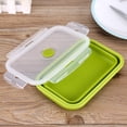 thumbnail image 1 of Spptty Collapsible Lunch Box, 800ml Silicone Collapsible Portable Lunchbox Bowl Folding Food Storage Container, Food Container, 1 of 8