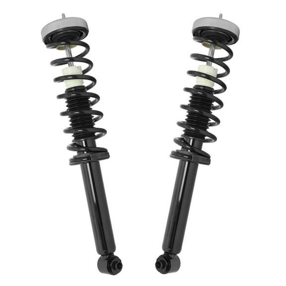 Detroit Axle - 2 Rear Struts for 2004-2007 BMW 525i 530i, 2008-2010 528i 535i, Struts with Coil Spring Assembly Replacement Suspension [Excludes Sport Suspension Package]