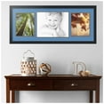 thumbnail image 2 of ArtToFrames Collage Photo Picture Frame with 1 - 11x14 and 2 - 8x10" Openings, Framed in Black with Liberty Blue and Black Mats (CDM-3926-121), 2 of 8