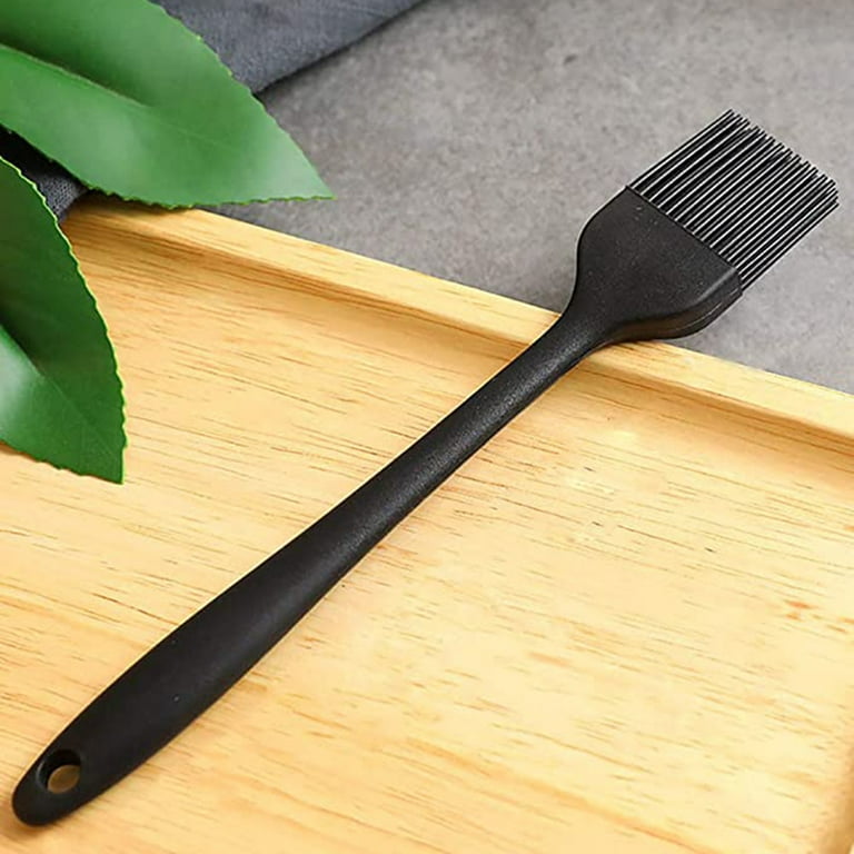2-Piece Silicone Basting Pastry Brush - 8.3' (Small) & 10.4' (Large) - for  Baking, Grilling, & Spreading Oil, Butter, BBQ Sauce, or Marinade - Heat  Resistant, BPA Free and Dishwasher Safe (Black) - Yahoo Shopping