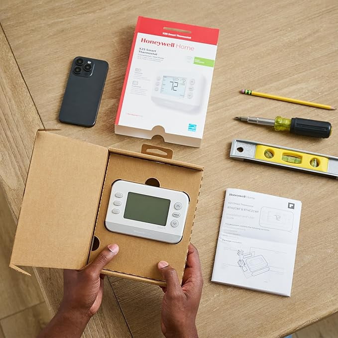 Honeywell Home X2S Smart WiFi Digital Thermostat - White/Grey #RTH2CWF