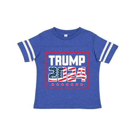 

Inktastic Trump 2024 Election Flag Gift Toddler Boy or Toddler Girl T-Shirt