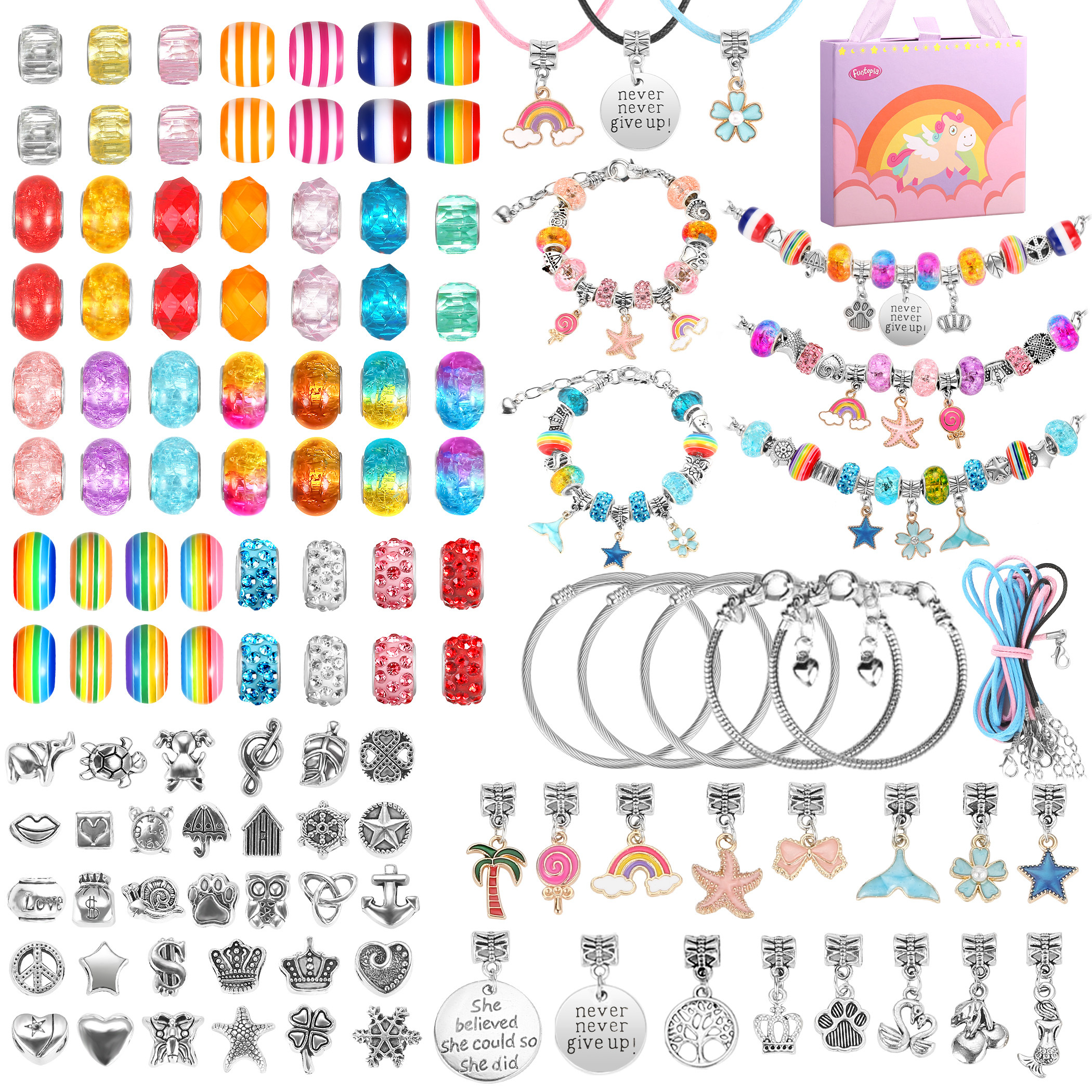 Girls Kids Jewelry Making Kits in Arts & Crafts for Kids 