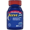 Aleve PM Soft Grip Arthritis Cap Pain Reliever/Nighttime Sleep-Aid Naproxen Sodium Caplets, 220 mg, 80 ct