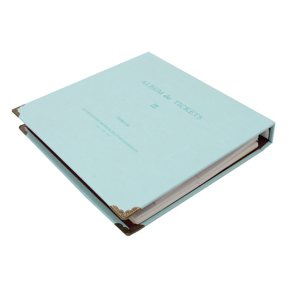 TOYMYTOY Ticket Album Book Collection Storage Organizer Receipt Photo