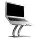 thumbnail image 3 of Soporte de refrigeración para computadora portátil de aleación de aluminio Soporte ajustable de metal para iPad Macbook Inevent DN1271-02, 3 of 4