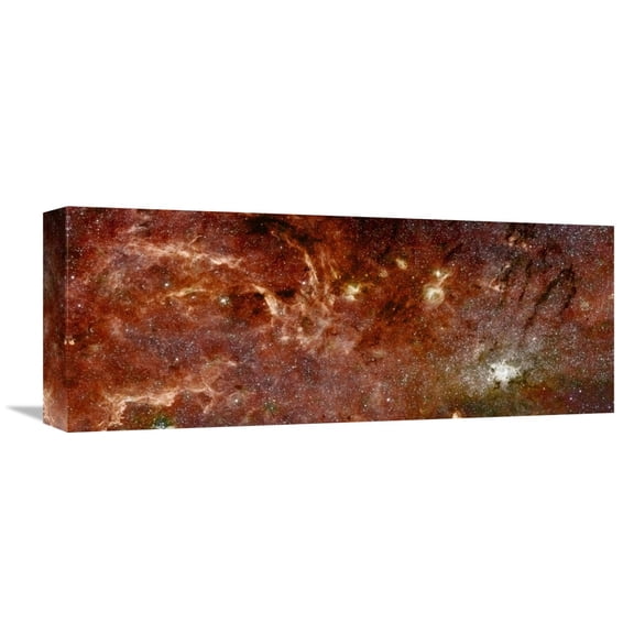 Global Gallery NASA 'HST-Spitzer Composite of Galactic Center' Canvas Wall Art