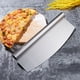 thumbnail image 5 of Cortador de pizza de acero inoxidable, raspador de masa y hojaldre con cuchilla en forma de media luna, herramienta para hornear de una sola pieza para rebanar y dividir la masa sin, 5 of 5