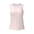 thumbnail image 4 of Gaeub Checkboard Women's Workout Tank Tops Lightweight Sleeveless Shirts for Women for Athletic Running Tennis Yoga - Small, 4 of 9
