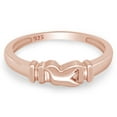 thumbnail image 3 of AFFY 14K Rose Gold over 925 Sterling Silver Holy Spirit Simple Dove Ring for Women-5, 3 of 3