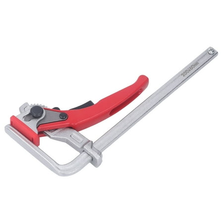 NFTIGB Quick Ratchet Guide Rail Clamp 7.87 x 2.36 inches / 200 x 60 mm Alloy Steel Heavy Duty Woodworking Track Saw Table Press Plate Tool for Professional Carpenters