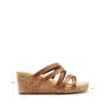 thumbnail image 2 of Sandalias de Cuña Elegantes DREAM PAIRS Talla 11 Marrón Corcho, 2 of 7