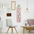 thumbnail image 6 of 5 Tier Wall Shelf Unit, Pink Wall Shelf, Multifunctional Display Floating Shelf, Bedroom and Home Decor Organizer, 6 of 8