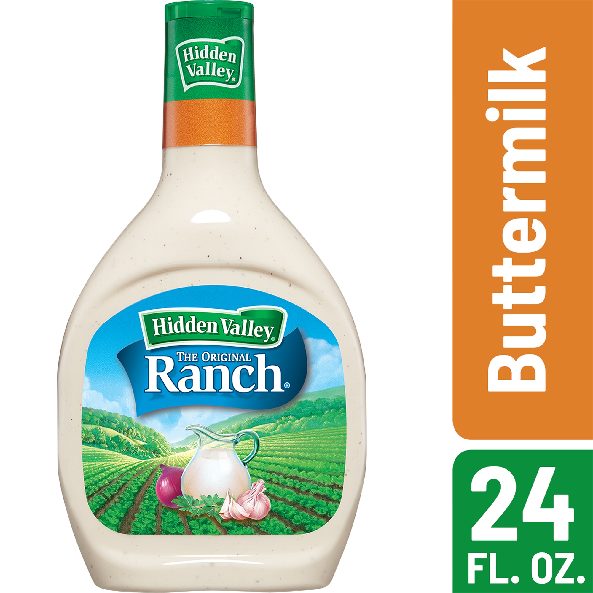(3 Pack) Hidden Valley Buttermilk Ranch Light Salad Dressing & Topping