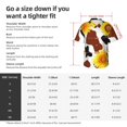 thumbnail image 5 of Kll Men'S Hawaiian Shirt Short Sleeve Button Down Beach Shirts-Sunflower Cow, 5 of 7