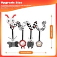 thumbnail image 3 of Car Seat Toys for Babies, 0-6 Months Stroller Activity Black White Baby Spiral Plush Toys Newborn High Contrast Sensory Carseat Toys with 4 Pendants Hanging Boys Girls Gift, 3 of 8