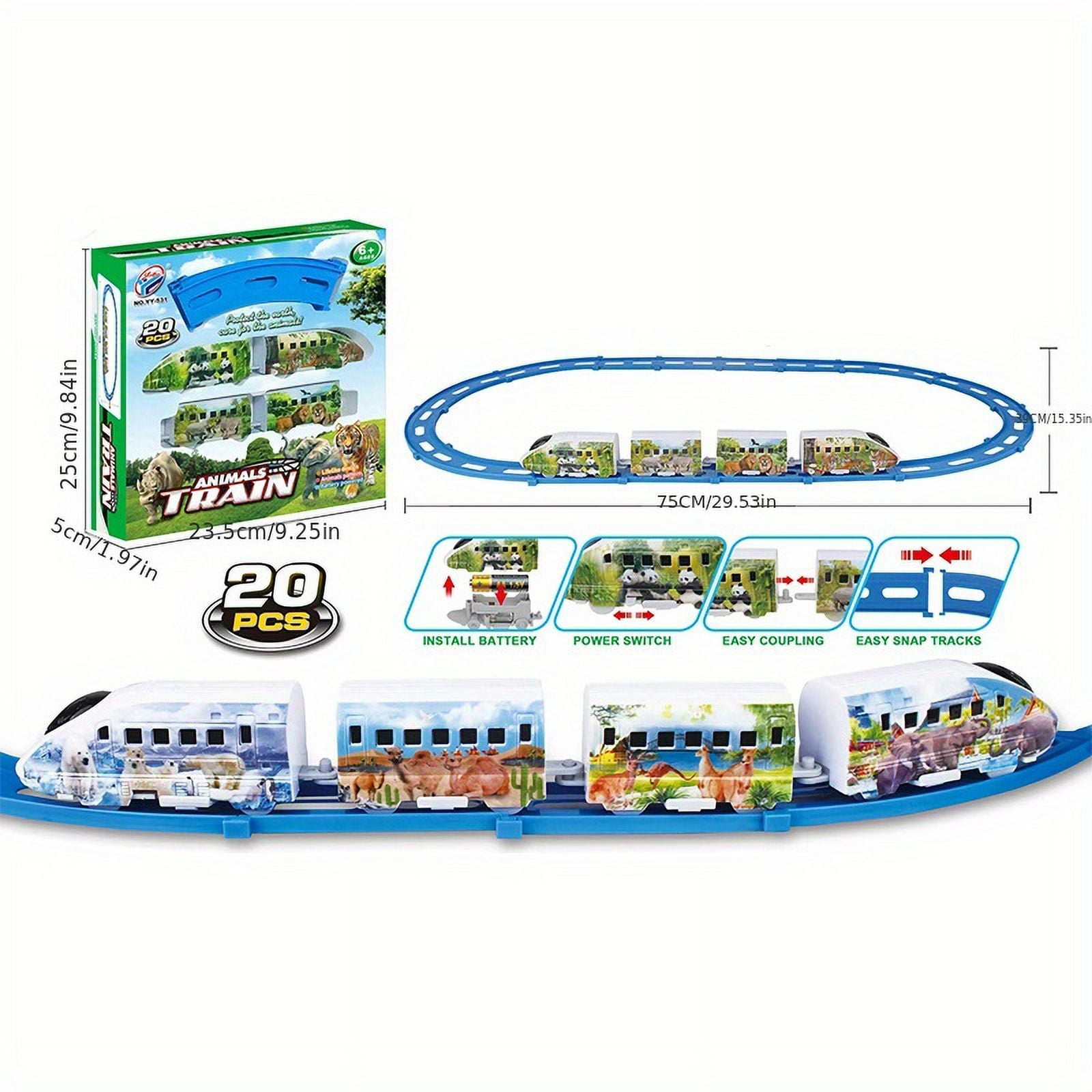 Electric Dinosaur Animal Track Train Set, Educatiohnal Toy, Great