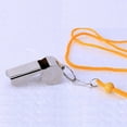 thumbnail image 3 of Bgsha 1 Piece Referee Metal Whistle Stainless Steel Whistle Basketball and Soccer Game, 3 of 9
