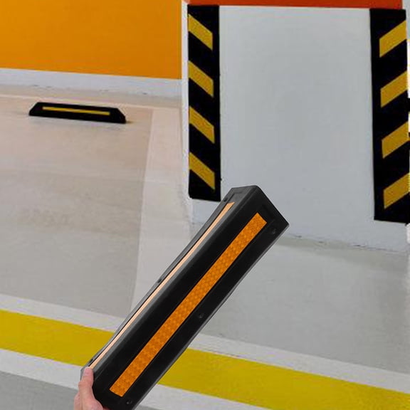 OUNONA Multi-Color Rubber Garage Corner Guard for Parking Garages, Easy Installation, Impact and Wall Corner Safety