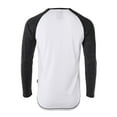 thumbnail image 5 of ZIMEGO Men's Basic Long Sleeve T-shirts - Athletic Baseball Sports Raglan Style Casual V-Neck Henley with Round Bottom Hem, 5 of 5