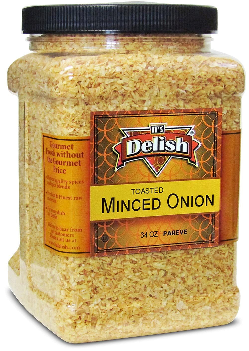 MINCED ONION, 32 OZ (2 LBS)  JUMBO CONTAINER – Its Delish