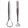 thumbnail image 4 of Limpiador de Lengua Acero Inoxidable - Tallador limpia lenguas raspador bucal rastrillo de higiene oral y combatir el mal aliento, Stainless Steel Tongue Scraper Cleaner (2 Pack) LingWen YONGSHENG, 4 of 5