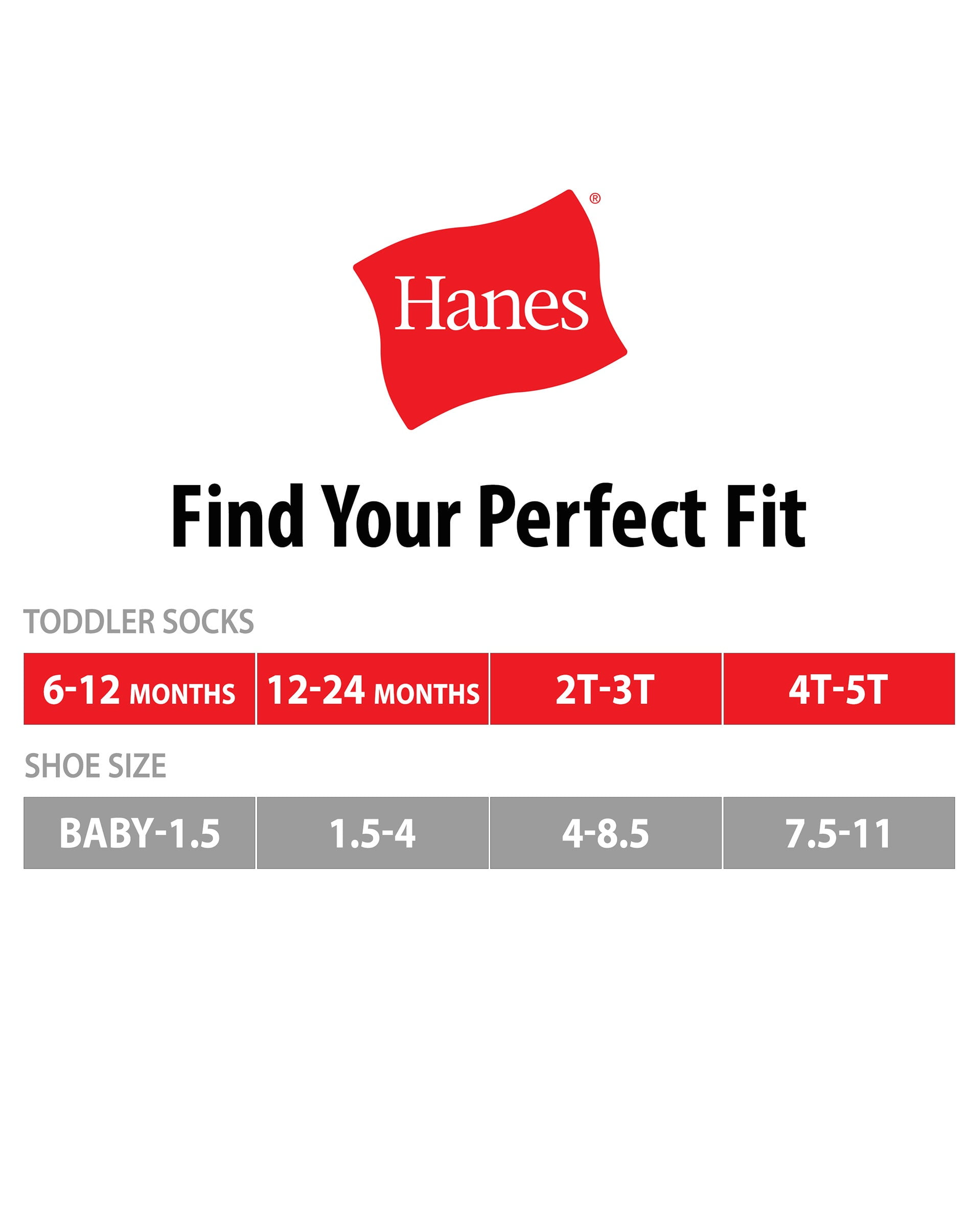 Hanes Infant/Toddler Girls' Heel Shield Socks, Gripper Foot Bottom, 10-Pairs Grey/White/Pink/Assorted 12MTH
