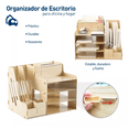 thumbnail image 5 of Organizador De Escritorio Para Oficina Hogar Armable Madera Claro, 5 of 5