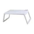 thumbnail image 3 of Mesa portátil para computadora portátil, mesa de regazo, bandeja para cama, mesa perezosa, mini mesa creativa multiusos Blanco, 3 of 9