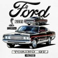 thumbnail image 3 of 1969 Ford Torino GT Cobra Sweatshirt American Muscle Car Classic Vintage Retro FoMoCo Performance Licensed Hoodie, 3 of 7