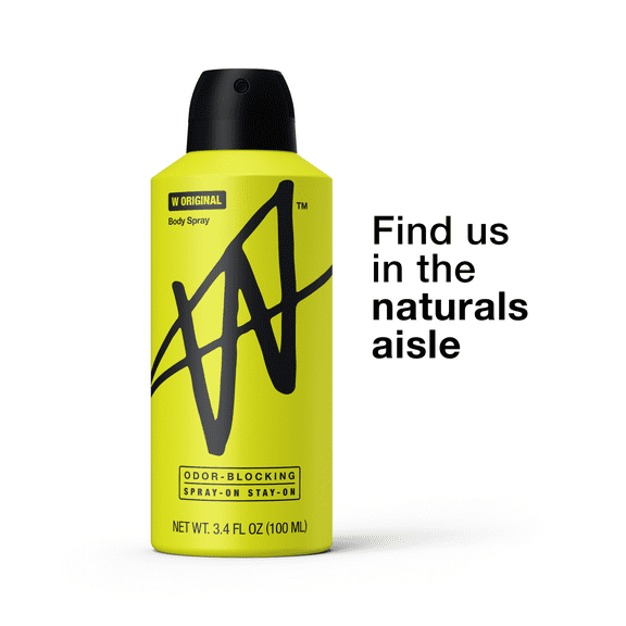 W By Jake Paul Body Spray - Odor Blocking - Long Lasting - W Original - 3.4 fl oz