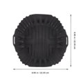 thumbnail image 3 of FENGGUIQU Silicone Baking Mat for Air Fryer, Non-Stick, Reusable, Easy to Clean, Grey, Oven Safe, Perfect for Baking, 3 of 8