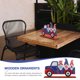 thumbnail image 5 of EeaseMX Adorno de madera con forma de coche de gnomo americano de EE. UU. Artesanías de madera americanas Suministros para el hogar, 5 of 8