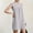 Gray, variant on ITSAME Womens Summer Dress, Solid Color Sleeveless Pleated Loose Cotton Linen Dress Yellow M