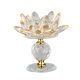 thumbnail image 1 of Portavelas de cristal transparente con forma de , candelero con base de cristal para comedor, decoración en casa Amarillo, 1 of 9