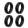 thumbnail image 1 of 1/4/8 Pcs Housse en Silicone pour Roues de Valise, Housse de Protection pour Roues de Valise, Garde-Roues, Accessoires pour Bagage Cabine, Housse de Roues pour Réduire le Bruit, Noir, 4 Pcs, 1 of 6