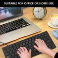 thumbnail image 4 of 78 Keys Keyboard, Ultra Slim Language Keyboard, Language USB Wired Compact Keyboard PC Computer Laptop USB Wired Keyboard, 4 of 7