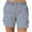 Gray-05, variant on HTNBO Womens Cargo Shorts with Pockets -Casual Summer Short with Drawstring