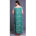 thumbnail image 2 of Bimba Chemise de Nuit Imprimée pour Femmes Robe Longue Maxi en Rayonne Robe de Nuit, 2 of 4