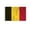Belgium 2x3 ft Flag, variant on AGAS Belgium Stick Flag 4x6 inch mounted onto 11 inch Plastic Pole - Polyester - Stitched Edges - Mini Belgium Flag - Belgium National Flag BE Flag vlag van Belgie Flagge Belgiens