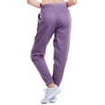 thumbnail image 4 of MixMatchy Women's Solid Cozy Velboa Jogger Sweatpants, 4 of 4