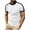 White, variant on Wyobmus Mens Workout Shirts Gym Muscle Short Sleeve Sweat Shirts Quick Dry Stretchy Baseball T-Shirts White