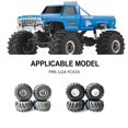 thumbnail image 2 of serony Plastic 1/24 Wheel Rims Tyre RC Upgrade Part 4pcs Wear-resistant Rc Wheel Rims Tyre For FMS FCX24 RC Car Part Black, 2 of 6