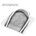 thumbnail image 4 of Beekeeping Protective Veil Jacket Bee Suit Smock Double Zippers Beekeeper Accessory for Long Term Use, 4 of 7